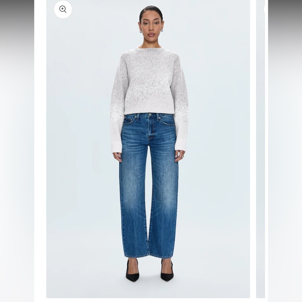 PISTOLA LEXI MID RISE BOWED STRAIGHT JEAN IN ARTISAN SZ 27